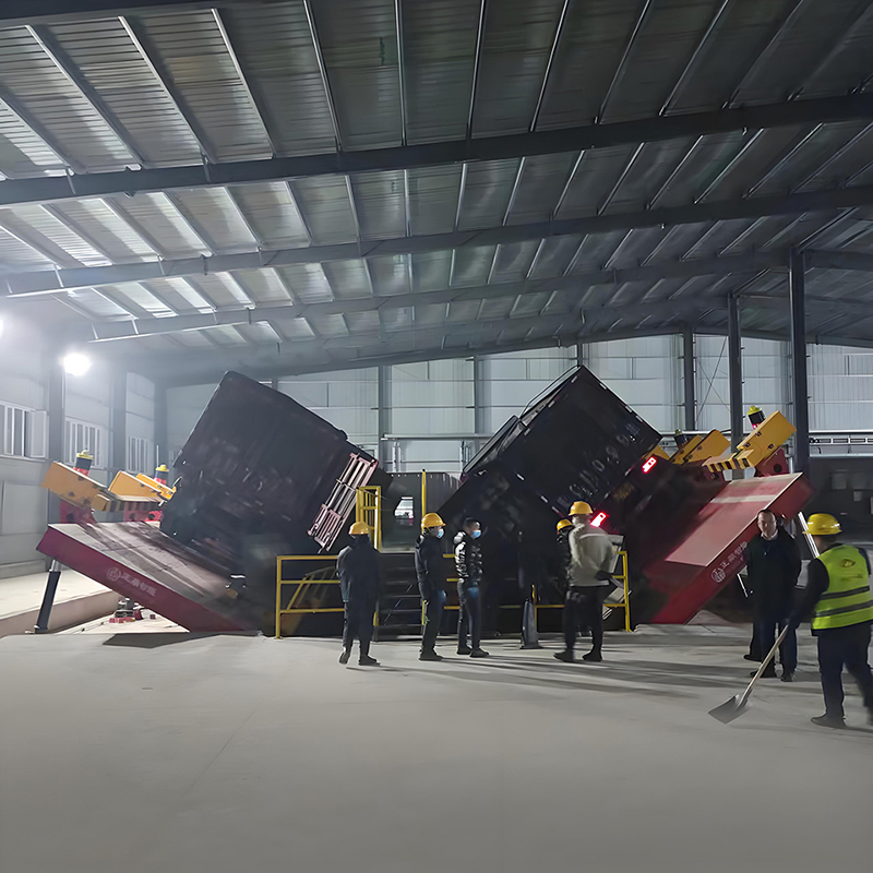 Dumper Truk Putar Samping Otomatis