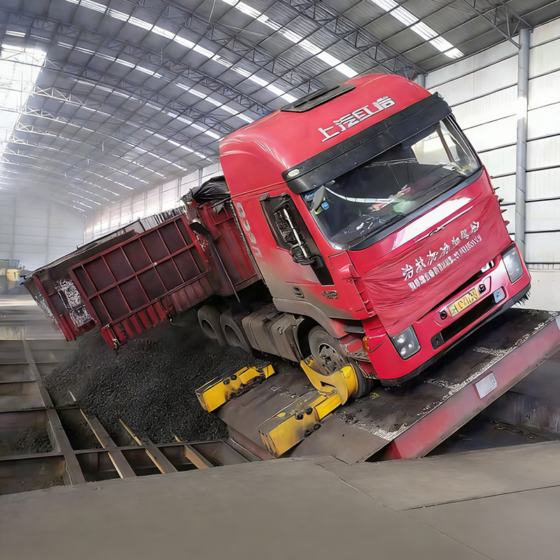 Dumper Truk Putar Samping